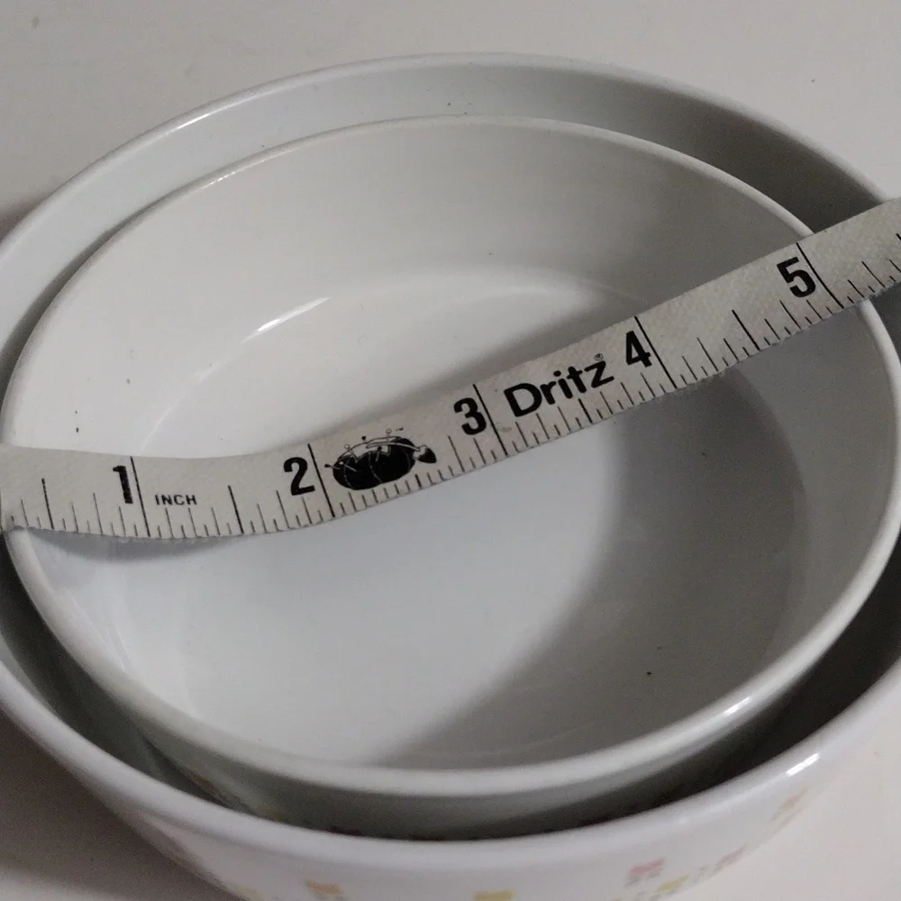 Vintage Corningware White Bowls